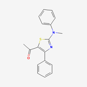 1-{2-[Methyl(phenyl)amino]-4-phenyl-1,3-thiazol-5-yl}ethan-1-one