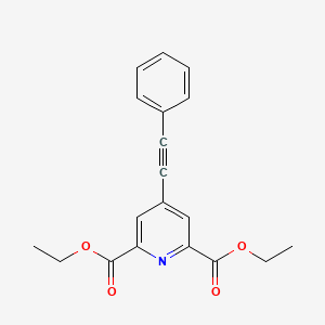 Diethyl 4-(phenylethynyl)pyridine-2,6-dicarboxylate