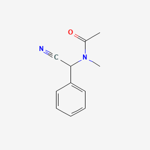 N-[Cyano(phenyl)methyl]-N-methylacetamide