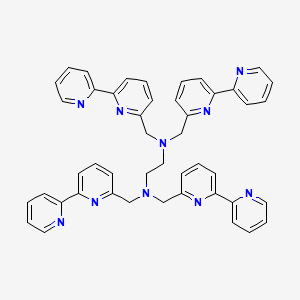 molecular formula C46H40N10 B14314614 N~1~,N~1~,N~2~,N~2~-Tetrakis[([2,2'-bipyridin]-6-yl)methyl]ethane-1,2-diamine CAS No. 113121-28-1