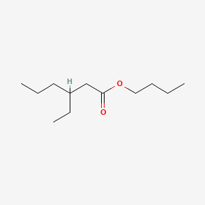 molecular formula C12H24O2 B14314645 Butyl 3-ethylhexanoate CAS No. 107167-30-6