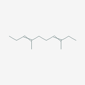 molecular formula C12H22 B14314674 3,7-Dimethyldeca-3,7-diene CAS No. 114175-89-2