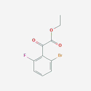 B1431468 Ethyl 2-(2-bromo-6-fluorophenyl)-2-oxoacetate CAS No. 1518047-62-5