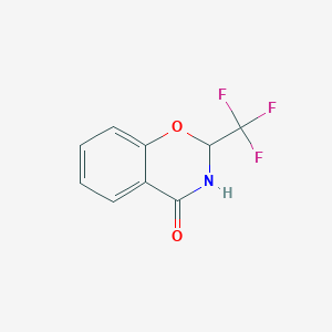 4H-1,3-Benzoxazin-4-one, 2,3-dihydro-2-(trifluoromethyl)-