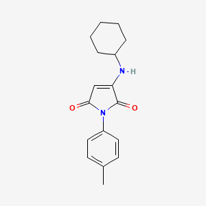 3-(Cyclohexylamino)-1-(4-methylphenyl)-1H-pyrrole-2,5-dione