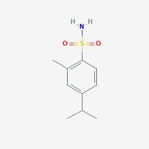 2-Methyl-4-(propan-2-yl)benzene-1-sulfonamide