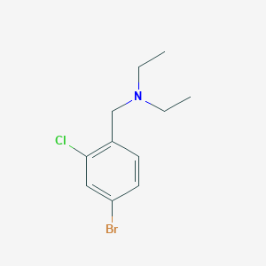 B1431474 (4-Bromo-2-chlorobenzyl)-diethylamine CAS No. 1414870-76-0