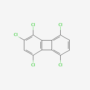 molecular formula C12H3Cl5 B14314746 1,2,4,5,8-Pentachlorobiphenylene CAS No. 109719-88-2