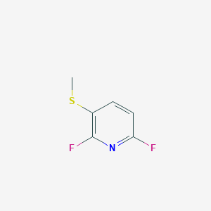 molecular formula C6H5F2NS B1431477 2,6-二氟-3-(甲硫基)吡啶 CAS No. 1820707-95-6