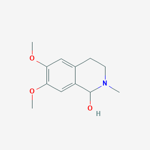 6,7-Dimethoxy-2-methyl-1,2,3,4-tetrahydroisoquinolin-1-ol