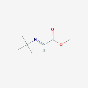 Methyl (2E)-(tert-butylimino)acetate