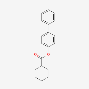 Cyclohexanecarboxylic acid, [1,1'-biphenyl]-4-yl ester