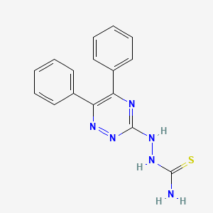 2-(5,6-Diphenyl-1,2,4-triazin-3-yl)hydrazine-1-carbothioamide