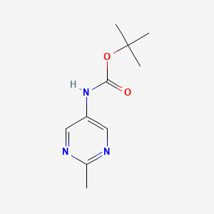 B1431486 (2-Methyl-pyrimidin-5-yl)-carbamic acid tert-butyl ester CAS No. 1263378-33-1