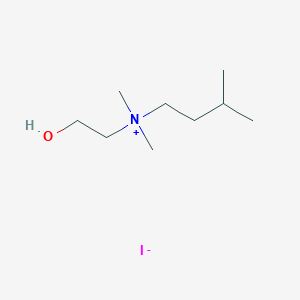 molecular formula C9H22INO B14315066 N-(2-Hydroxyethyl)-N,N,3-trimethylbutan-1-aminium iodide CAS No. 112259-15-1