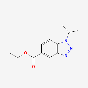 B1431528 Ethyl 1-isopropyl-1,2,3-benzotriazole-5-carboxylate CAS No. 1352217-61-8