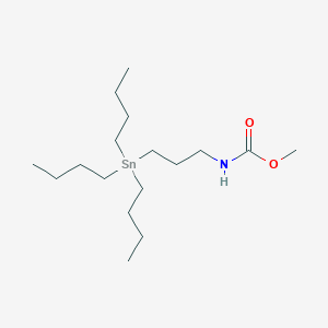 molecular formula C17H37NO2Sn B14315372 Methyl [3-(tributylstannyl)propyl]carbamate CAS No. 105941-72-8