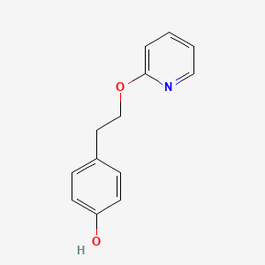 4-{2-[(Pyridin-2-yl)oxy]ethyl}phenol