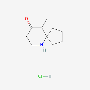 B1431538 10-Methyl-6-aza-spiro[4.5]decan-9-one hydrochloride CAS No. 1303968-20-8