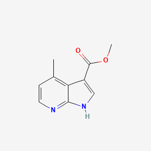 molecular formula C10H10N2O2 B1431556 4-Methyl-7-azaindole-3-carboxylic acid methyl ester CAS No. 1427504-34-4