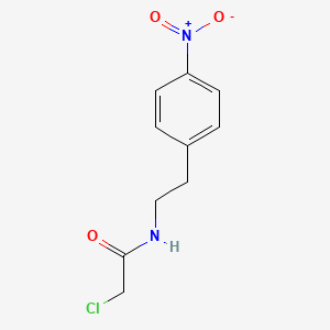 molecular formula C10H11ClN2O3 B14315560 2-Chloro-n-[2-(4-nitrophenyl)ethyl]acetamide CAS No. 113847-08-8