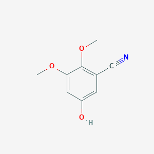 molecular formula C9H9NO3 B1431557 5-羟基-2,3-二甲氧基苯甲腈 CAS No. 93092-15-0