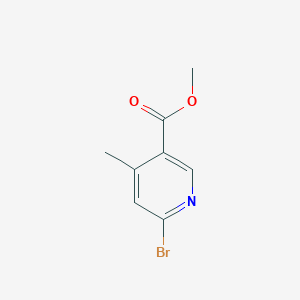 molecular formula C8H8BrNO2 B1431564 Methyl 6-bromo-4-methylpyridine-3-carboxylate CAS No. 1355229-33-2