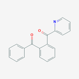 molecular formula C19H13NO2 B14315643 (2-Benzoylphenyl)(pyridin-2-yl)methanone CAS No. 109845-54-7