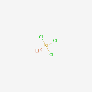 molecular formula Cl3LiSi B14315667 Lithium;trichlorosilanide CAS No. 111728-60-0