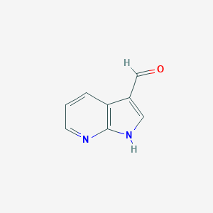 B143157 1H-Pyrrolo[2,3-b]pyridine-3-carbaldehyde CAS No. 4649-09-6