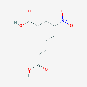 molecular formula C9H15NO6 B14315726 4-Nitrononanedioic acid CAS No. 114212-37-2