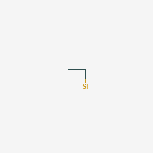 molecular formula C3H5Si B14315791 Silacyclobutene 