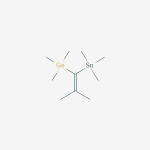 Trimethyl[2-methyl-1-(trimethylstannyl)prop-1-en-1-yl]germane