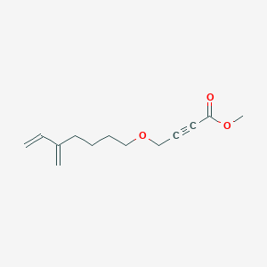 Methyl 4-[(5-methylidenehept-6-EN-1-YL)oxy]but-2-ynoate