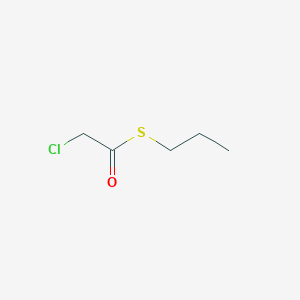 molecular formula C5H9ClOS B14315845 S-Propyl chloroethanethioate CAS No. 112036-08-5