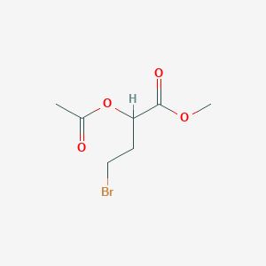 molecular formula C7H11BrO4 B1431585 Methyl 2-Acetoxy-4-bromobutanoate CAS No. 76799-57-0