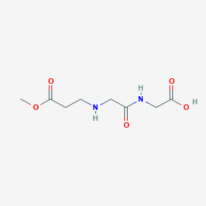 molecular formula C8H14N2O5 B14315873 N-(3-Methoxy-3-oxopropyl)glycylglycine CAS No. 106659-80-7