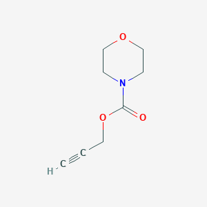 molecular formula C8H11NO3 B14315882 4-Morpholinecarboxylic acid, 2-propynyl ester CAS No. 114406-39-2