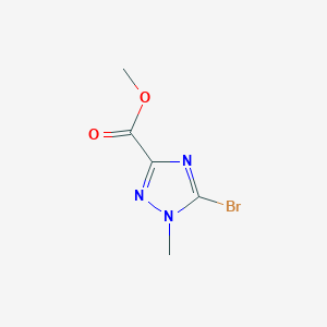 molecular formula C5H6BrN3O2 B1431589 methyl 5-bromo-1-methyl-1H-1,2,4-triazole-3-carboxylate CAS No. 1358573-94-0