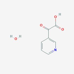 molecular formula C7H7NO4 B1431590 Oxo(3-pyridinyl)acetic acid hydrate CAS No. 1559061-98-1