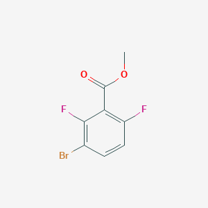 molecular formula C8H5BrF2O2 B1431596 Methyl 3-bromo-2,6-difluorobenzoate CAS No. 1378875-92-3