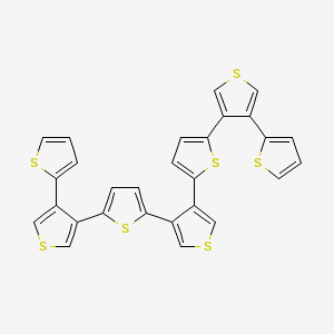 3,4-Bis[5-(4-thiophen-2-ylthiophen-3-yl)thiophen-2-yl]thiophene