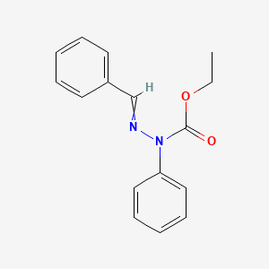 Ethyl 2-benzylidene-1-phenylhydrazine-1-carboxylate