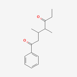 3,4-Dimethyl-1-phenylheptane-1,5-dione