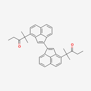 2,2'-([1,1'-Biacenaphthylene]-3,3'-diyl)bis(2-methylpentan-3-one)