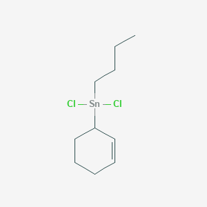 Butyl(dichloro)(cyclohex-2-en-1-yl)stannane