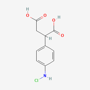 2-[4-(Chloroamino)phenyl]butanedioic acid