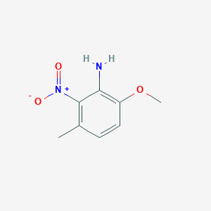 molecular formula C8H10N2O3 B1431611 6-Methoxy-3-methyl-2-nitroaniline CAS No. 860734-65-2
