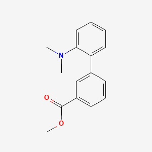 molecular formula C16H17NO2 B1431615 Methyl 3-[2-(dimethylamino)phenyl]benzoate CAS No. 1415819-81-6