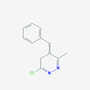 4-Benzylidene-6-chloro-3-methyl-4,5-dihydropyridazine